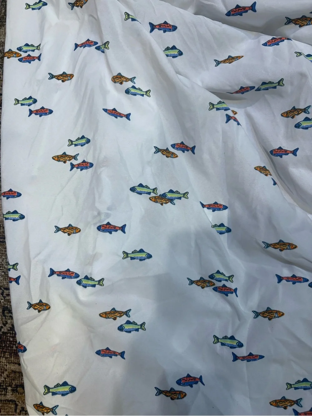 Eddie Bauer Fish Lake Microfiber Twin Kids Fitted Sheet